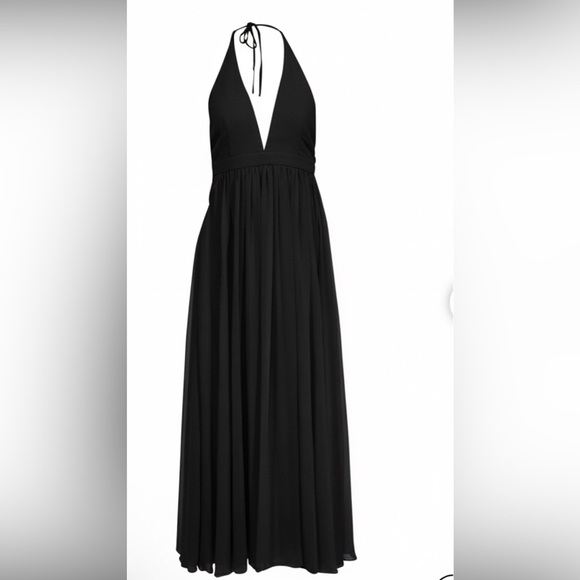 Fame and Partners Plunge Halter Dress - Picture 2 of 2